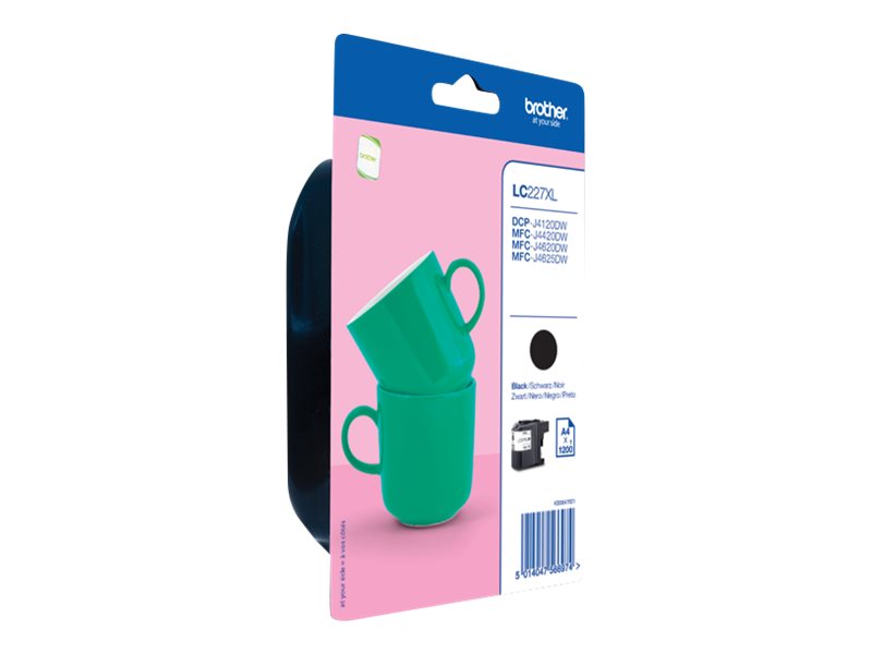 Brother LC227XLBKBP cartucho de tinta 1 pieza(s) Original Negro