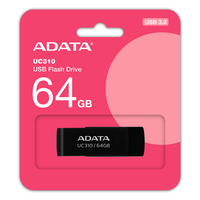 ADATA UC310 USB flash drive 64 GB USB Type-A 3.2 Gen 1 (3.1 Gen 1) Black
