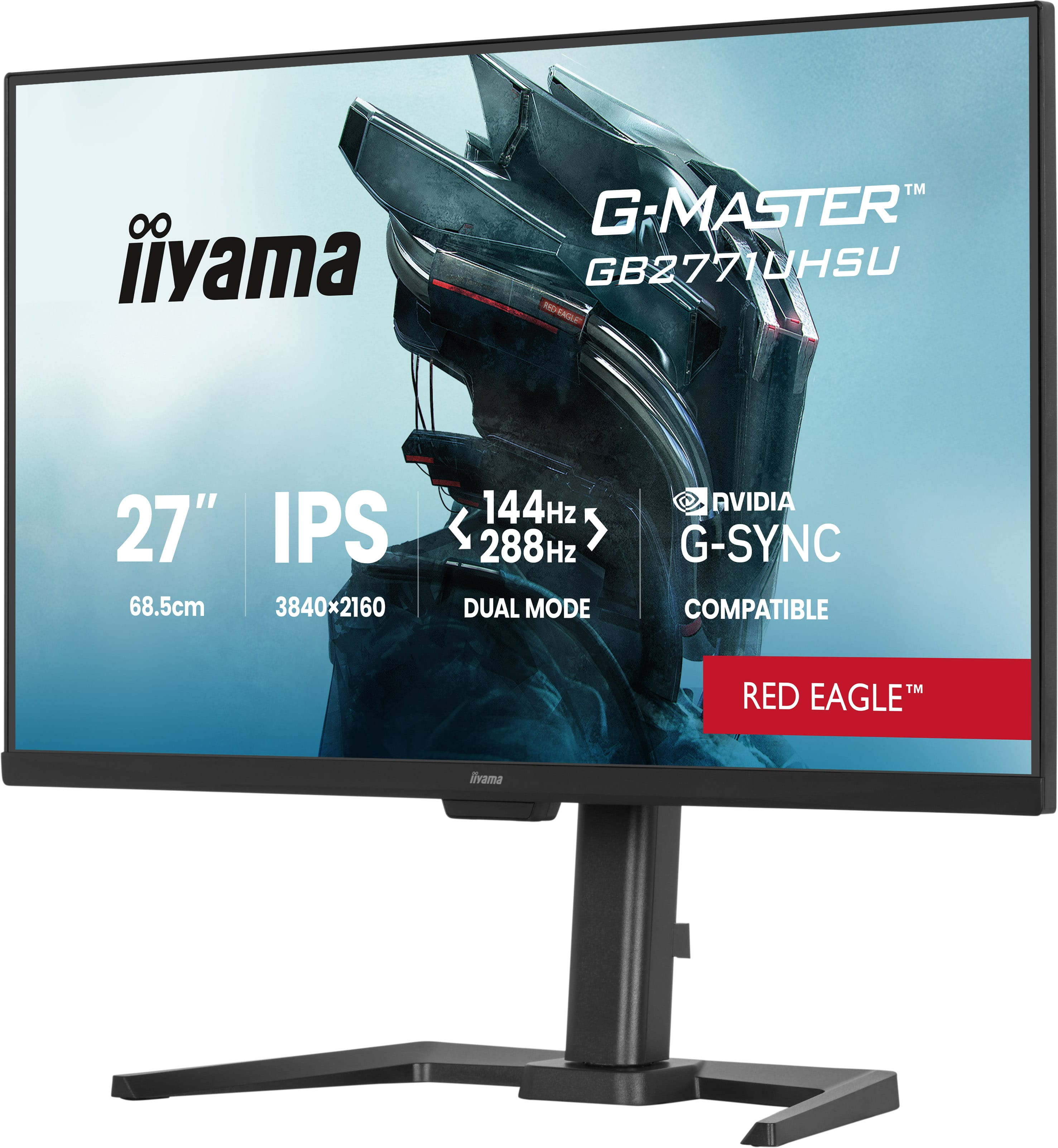 iiyama G-MASTER GB2771UHSU-B1 computer monitor 68.6 cm (27) 3840 x 2160 pixels 4K Ultra HD LED Black