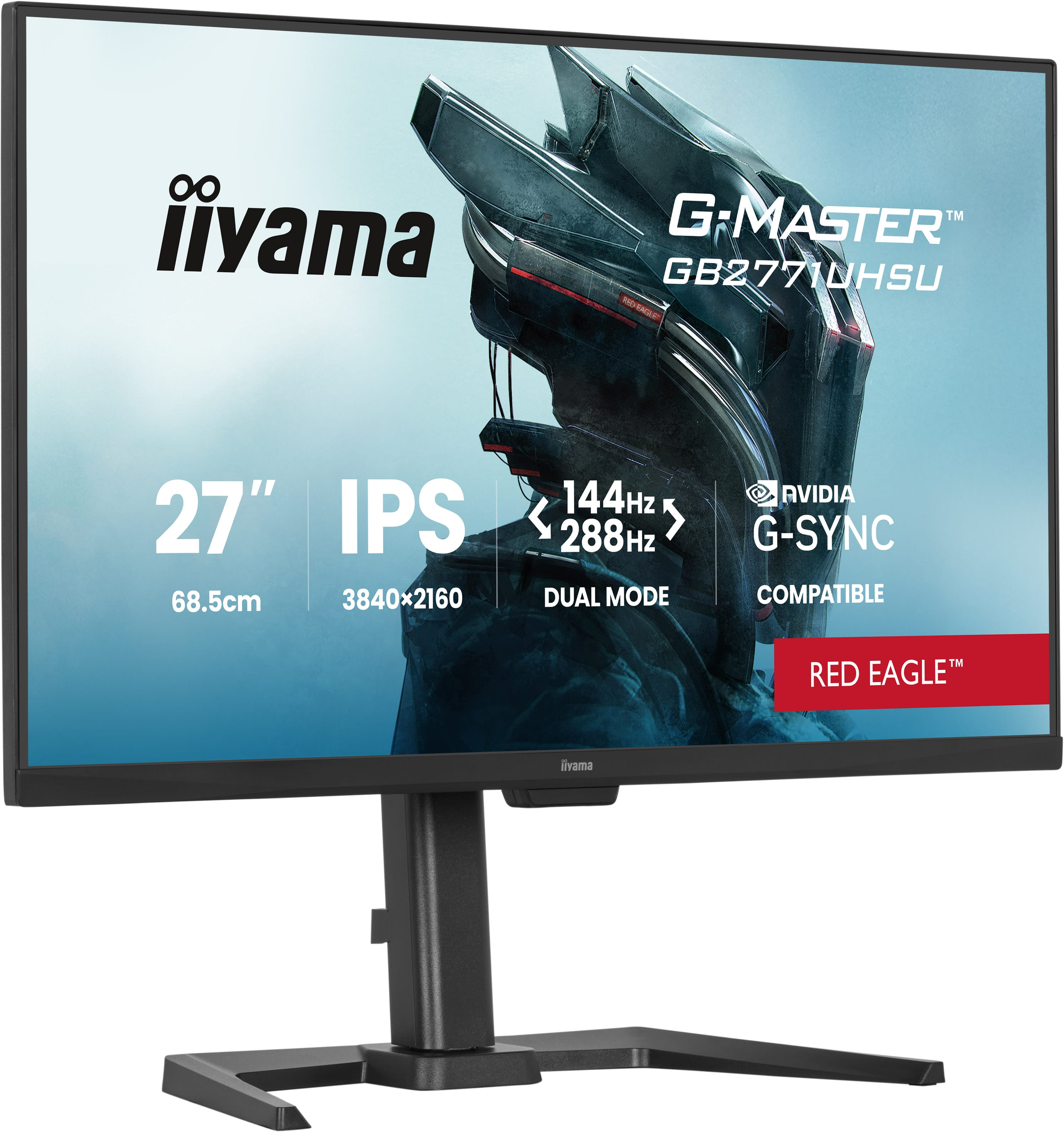 iiyama G-MASTER GB2771UHSU-B1 computer monitor 68.6 cm (27) 3840 x 2160 pixels 4K Ultra HD LED Black