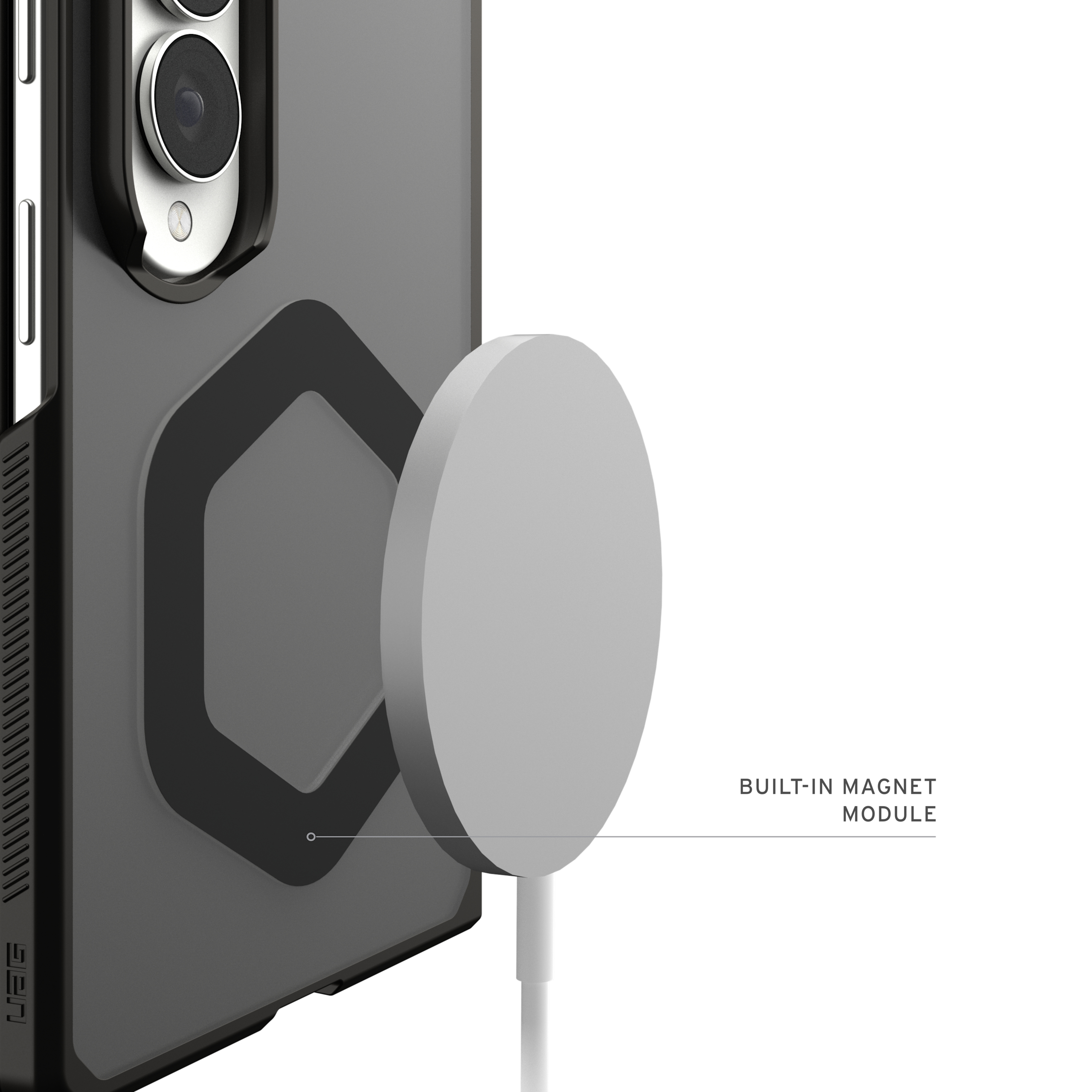 Urban Armor Gear 214562113131 custodia per cellulare 19,3 cm (7.6) Cover Cenere