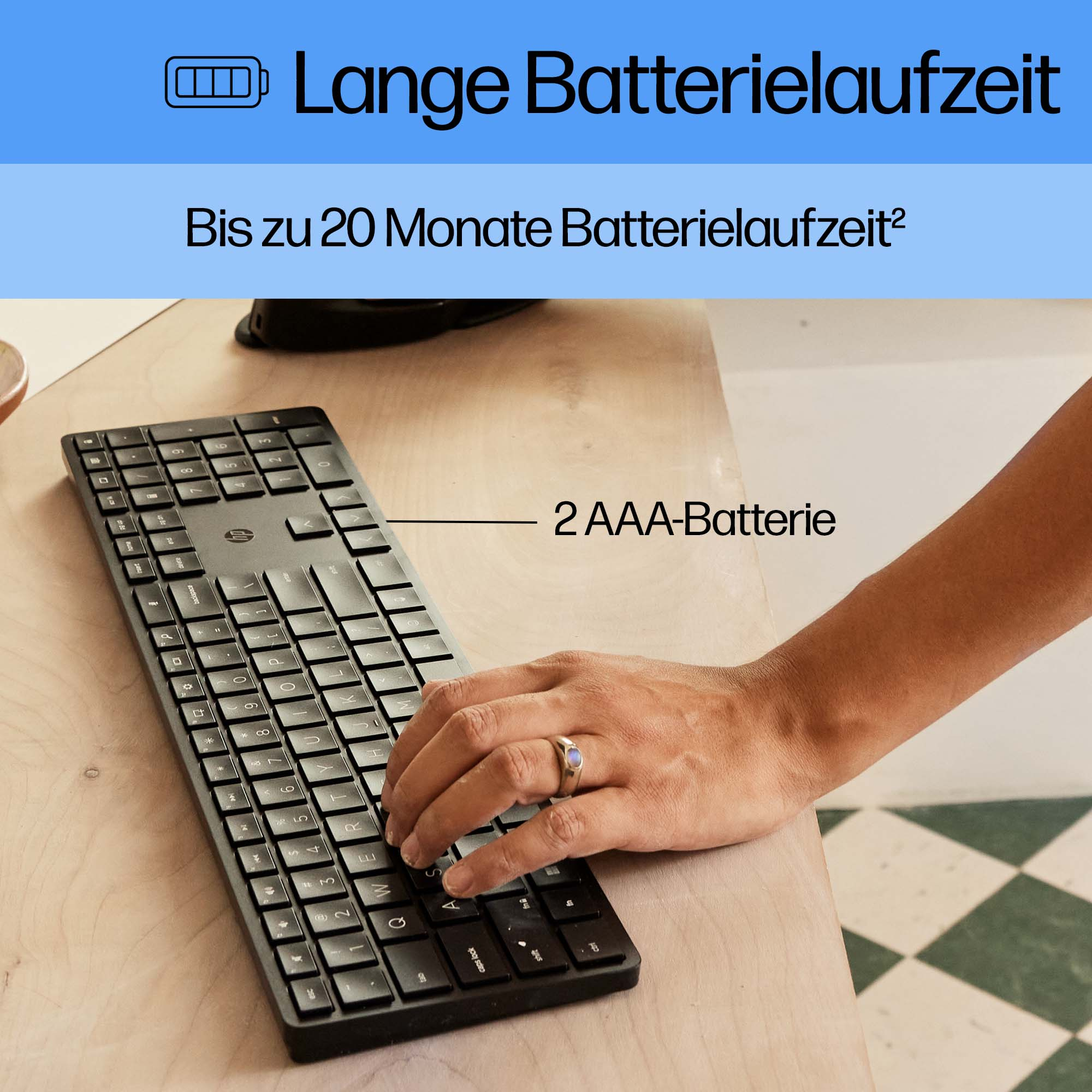 HP 450 Wireless BLK Programmab