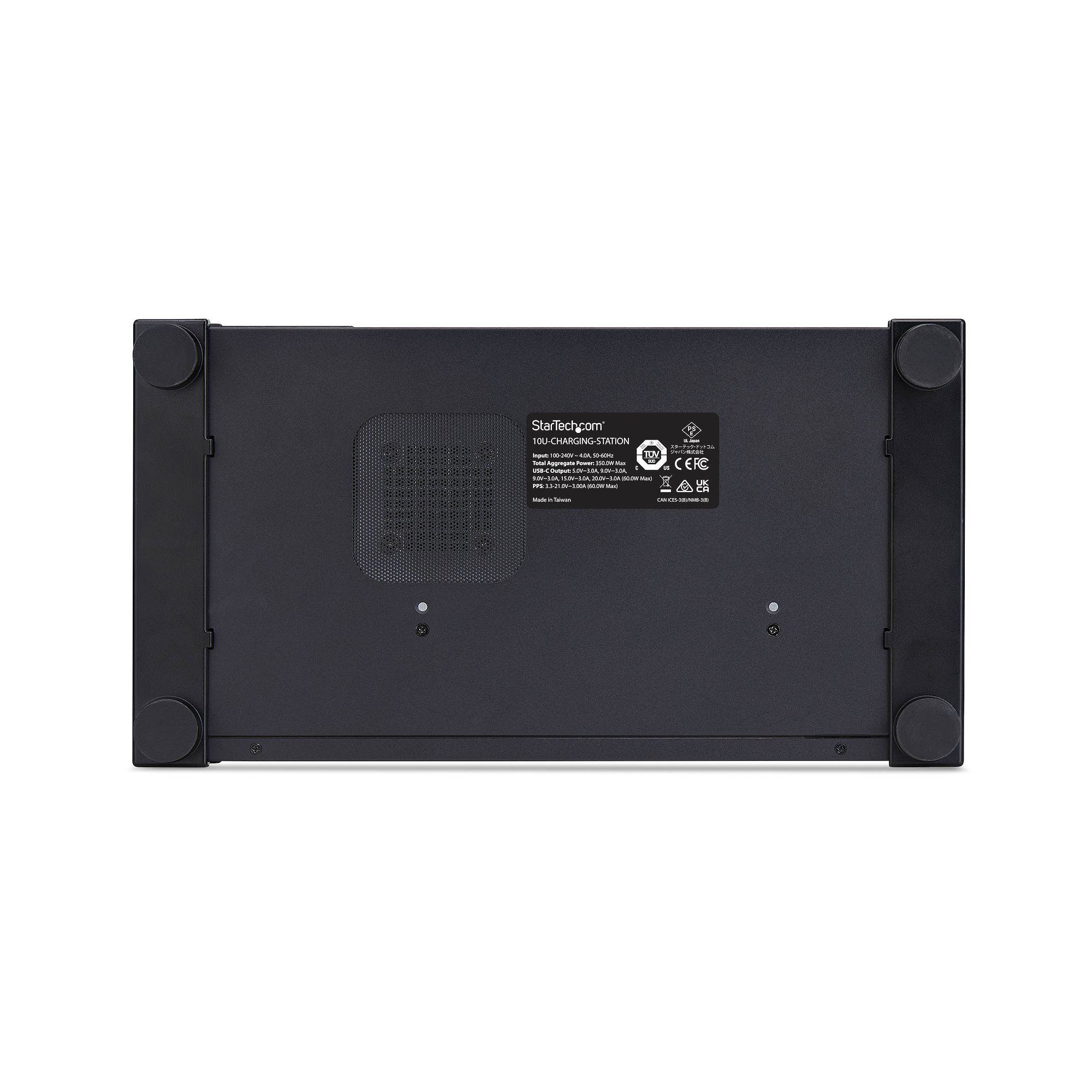 StarTech.com 10-Port USB-C Charging Hub, 60W Per Port, 350W Total Power, Multiport Charger Block / Station, TAA Compliant