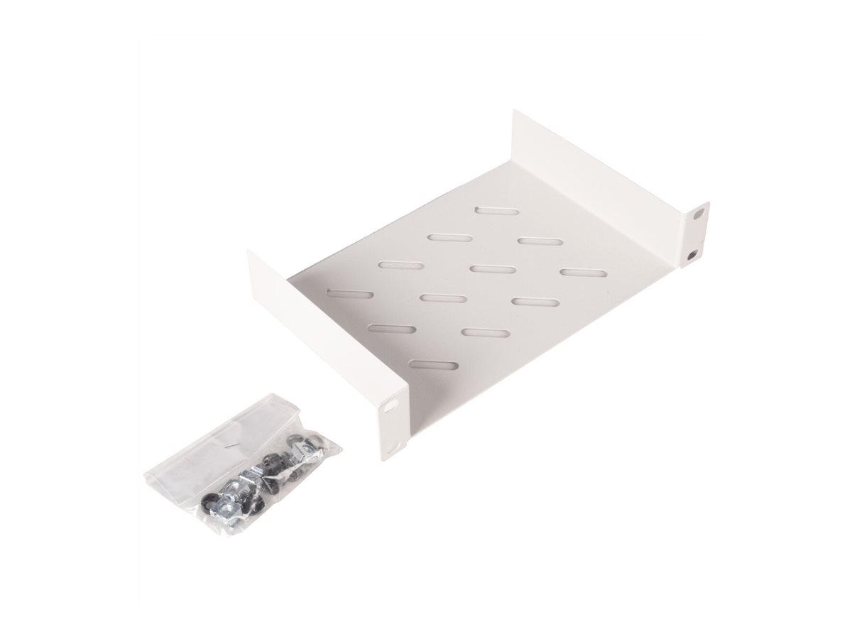 ROLINE Rack - Regal - 150 mm tief - RAL 7035, Hellgrau - 1U - 48.3 cm (10)