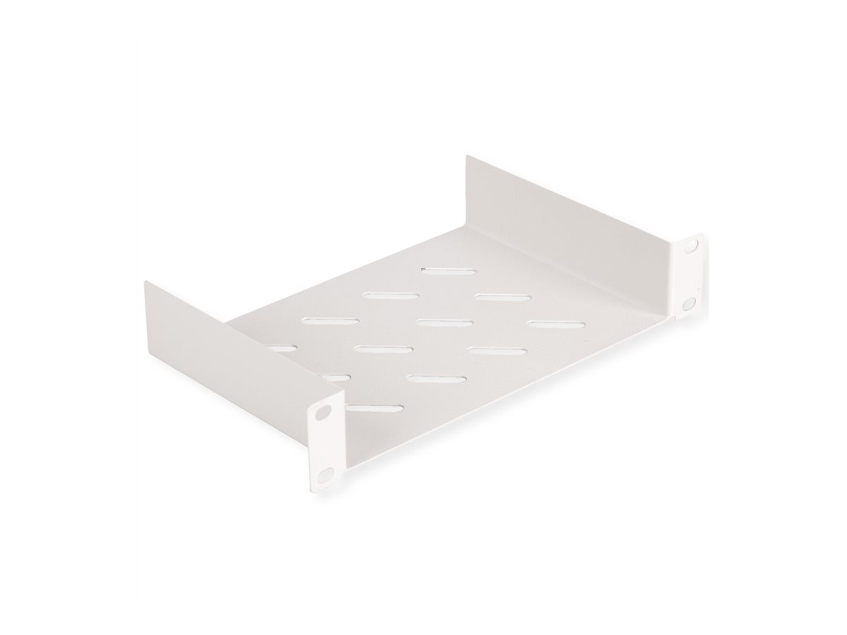ROLINE Rack - Regal - 150 mm tief - RAL 7035, Hellgrau - 1U - 48.3 cm (10)