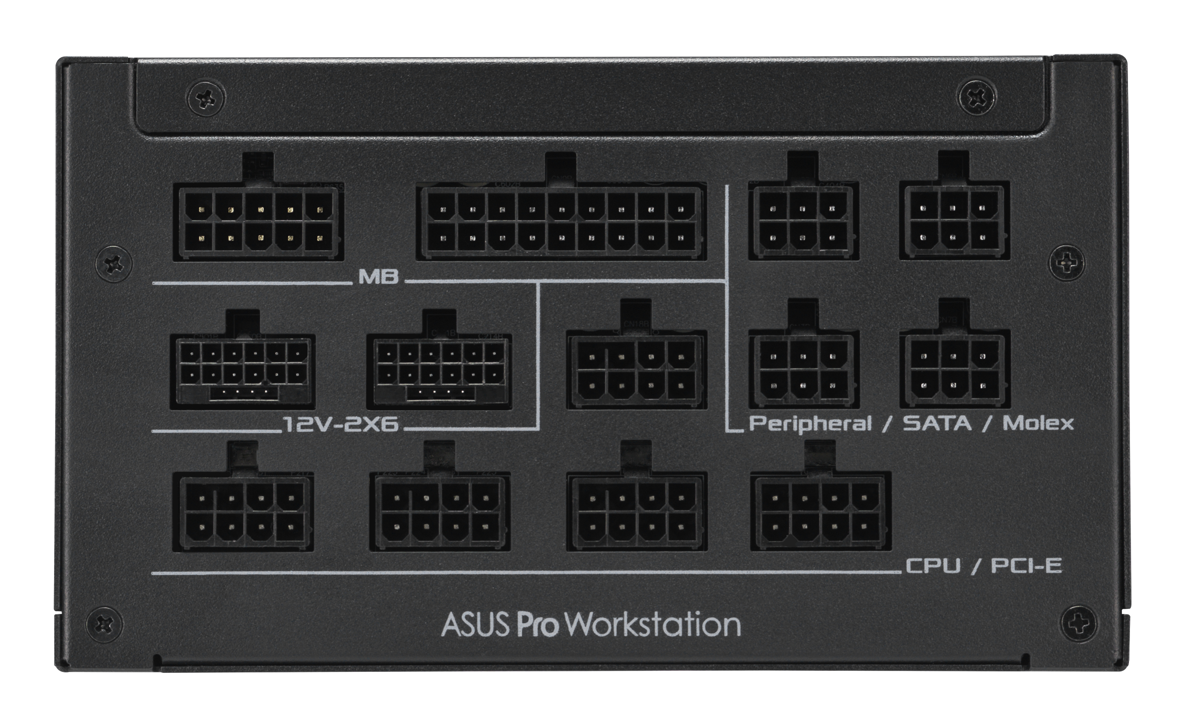 ASUS Pro WS 1600W Platinum unit� dalimentation d�nergie 20+4 pin ATX ATX Noir