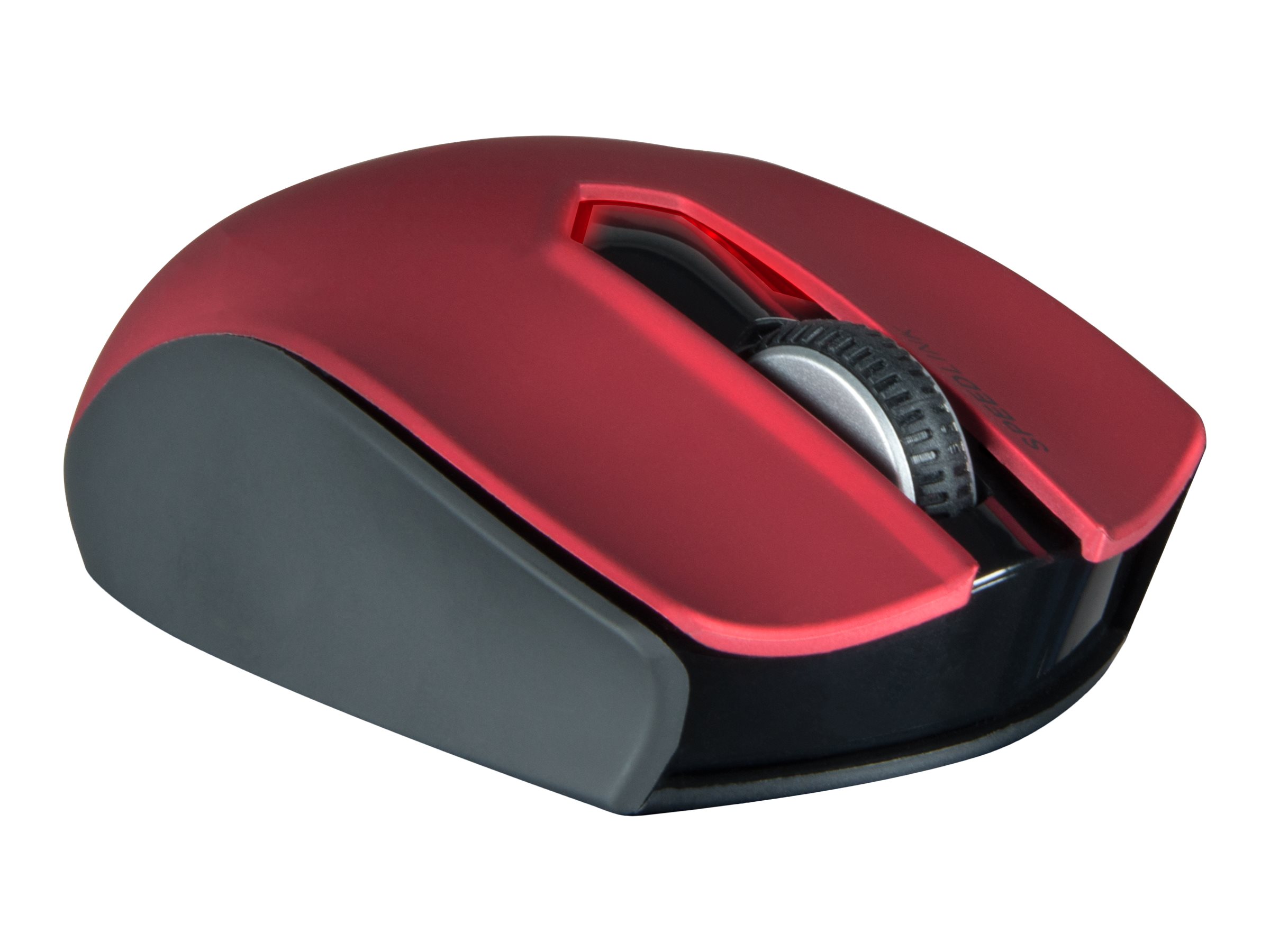 SPEEDLINK EXATI Auto DPI Mouse SL-630008-BKRD - Maus - Fr Rechtshnder - optisch - 5 Tasten - kabellos - 2.4 GHz - kabelloser Empfnger (USB)