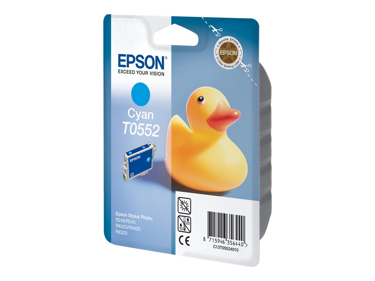 Epson T0552 - 8 ml - Cyan - Original - Blisterverpackung