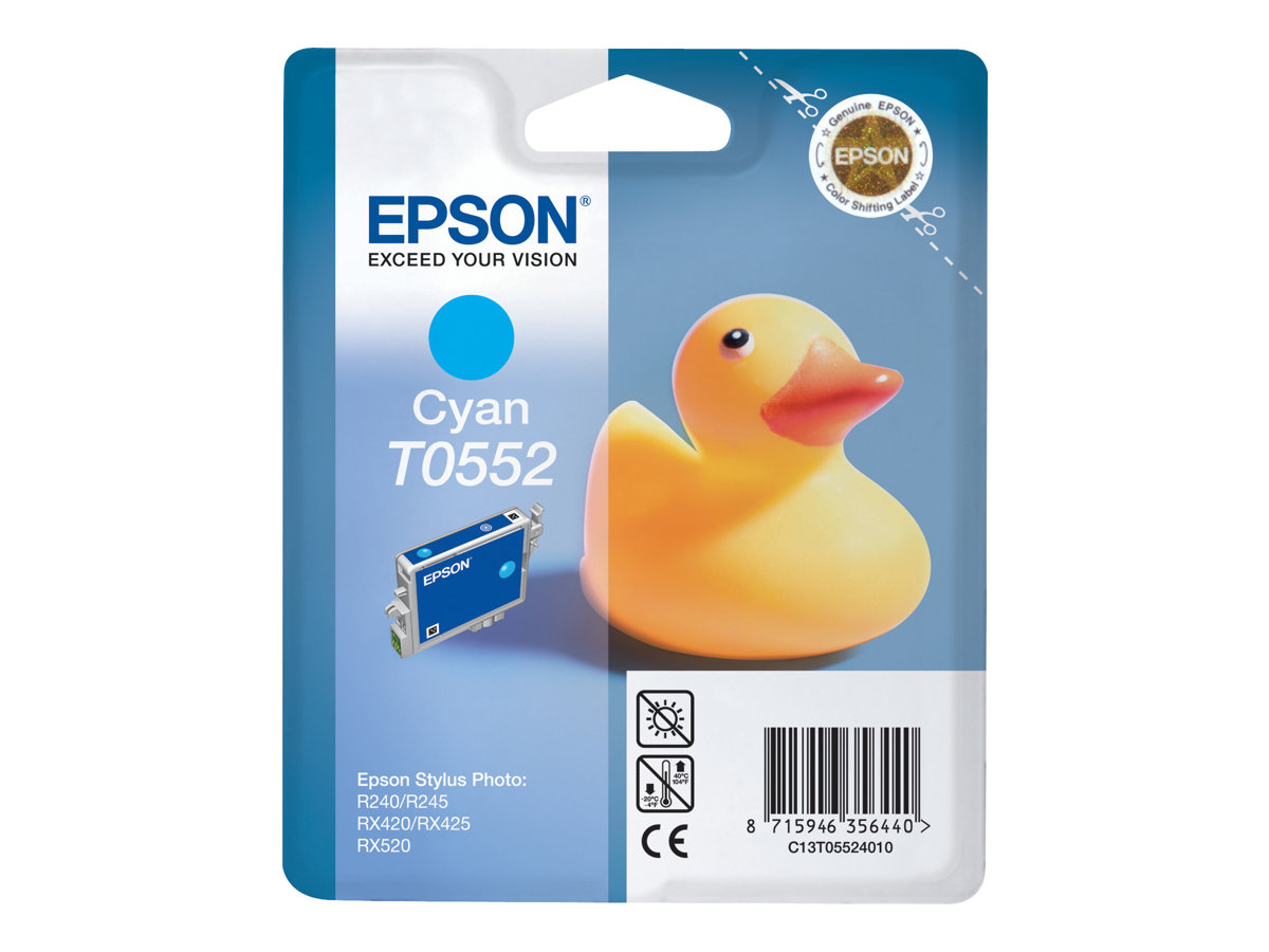 Epson T0552 - 8 ml - Cyan - Original - Blisterverpackung