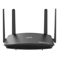 TOTOLINK LR350 2.4GHZ WIRELESS 4G LTE ROUTER - Wi-Fi 4 (802.11n) - Einzelband (2,4GHz) - Eingebauter Ethernet-Anschluss - 4G - Schwarz - Desktop-/Pol-Router
