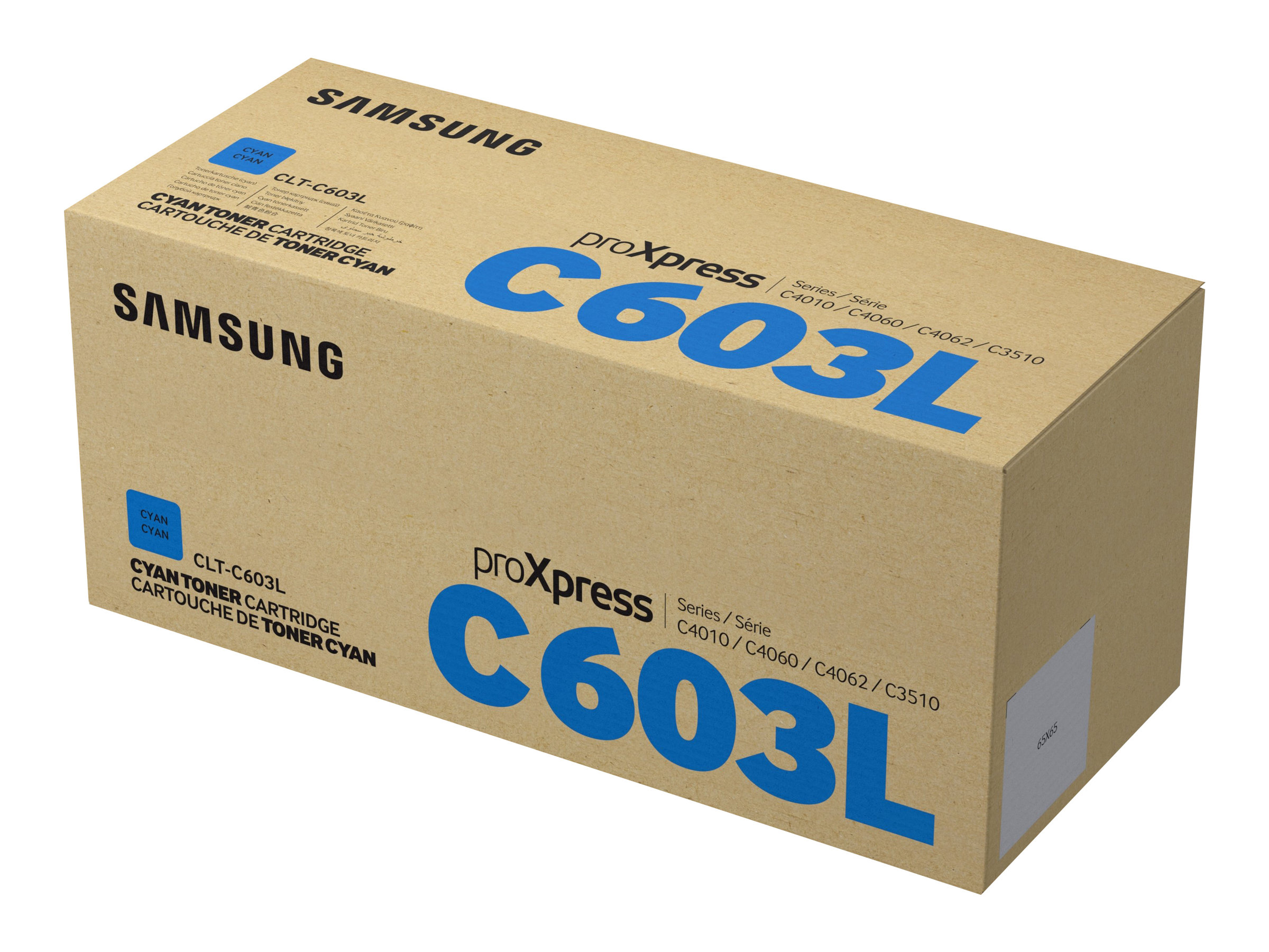 Samsung Cartucho de tner cian de alto rendimiento CLT-C603L