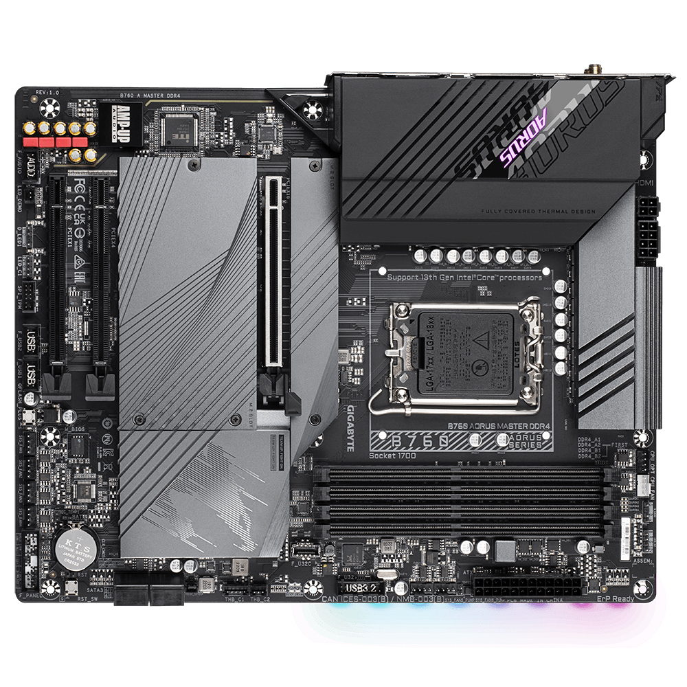 Gigabyte B760 AORUS MASTER DDR4 motherboard Intel B760 Express LGA 1700 ATX