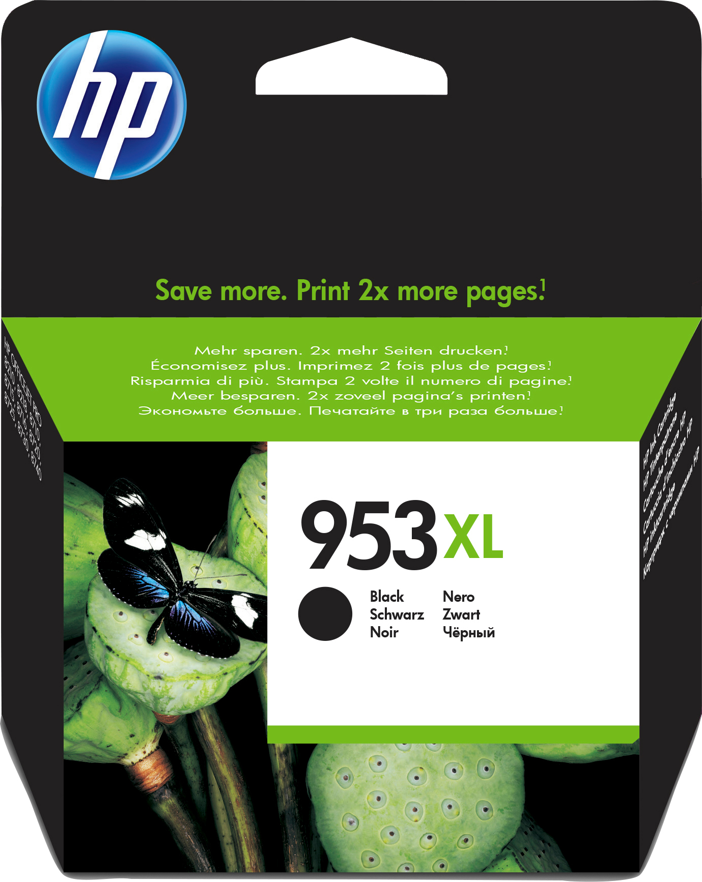HP Cartuccia di inchiostro nero originale ad alta capacit� 953XL