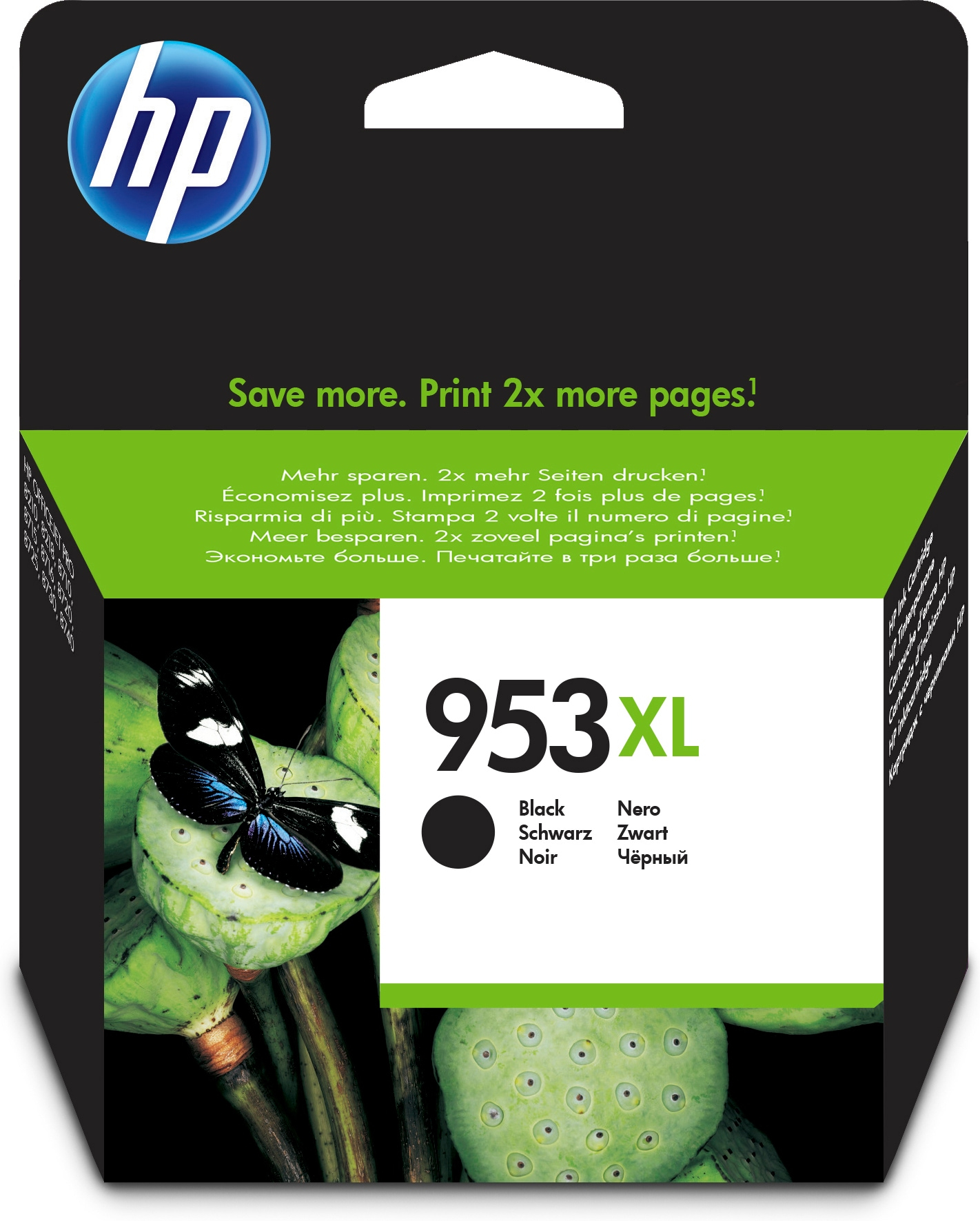 HP Cartuccia di inchiostro nero originale ad alta capacit� 953XL