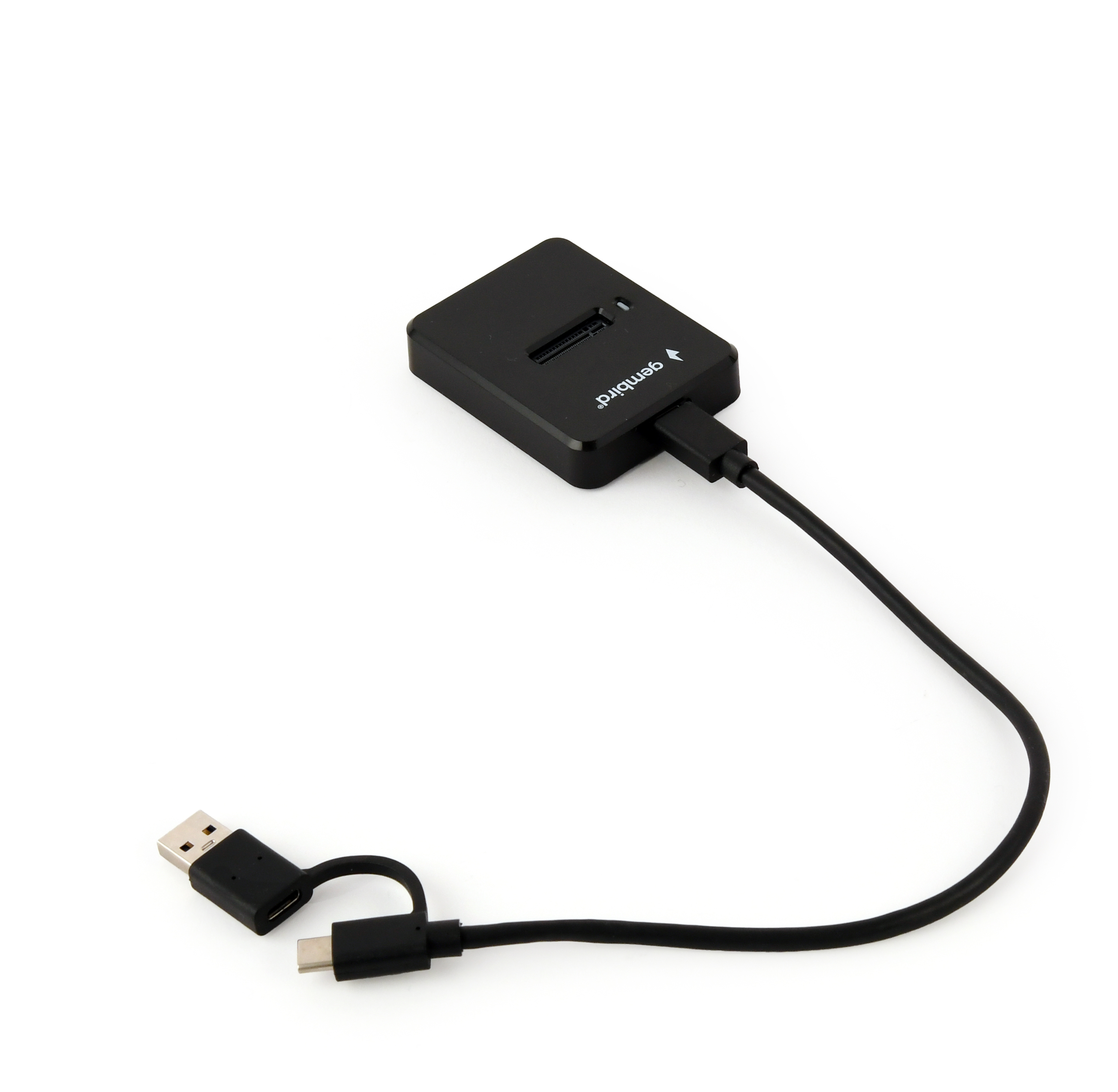 Gembird DD-U3M2 - SSD-Dockingstation - M.2 - M.2 Card (PCIe NVMe & SATA)