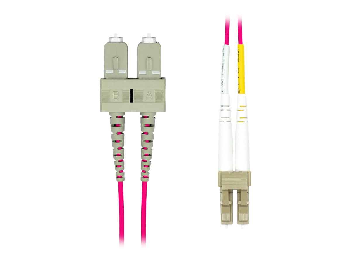 ProXtend FO-LCSCOM4D-005 cble de fibre optique 5 m LC SC OM4 Violet