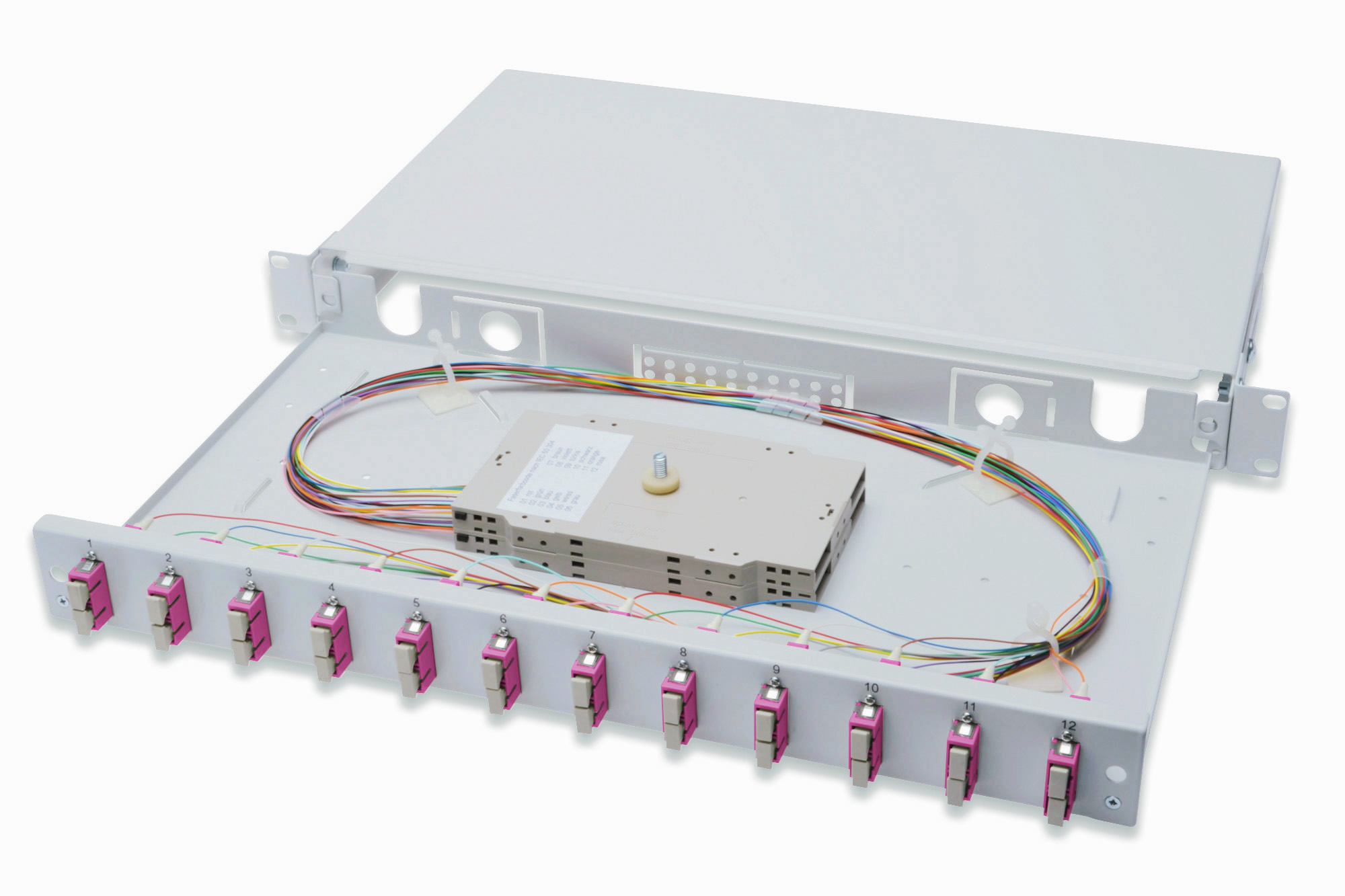 Digitus Bo�tier d �pissure � fibre optique, �quip�, SC, OM4