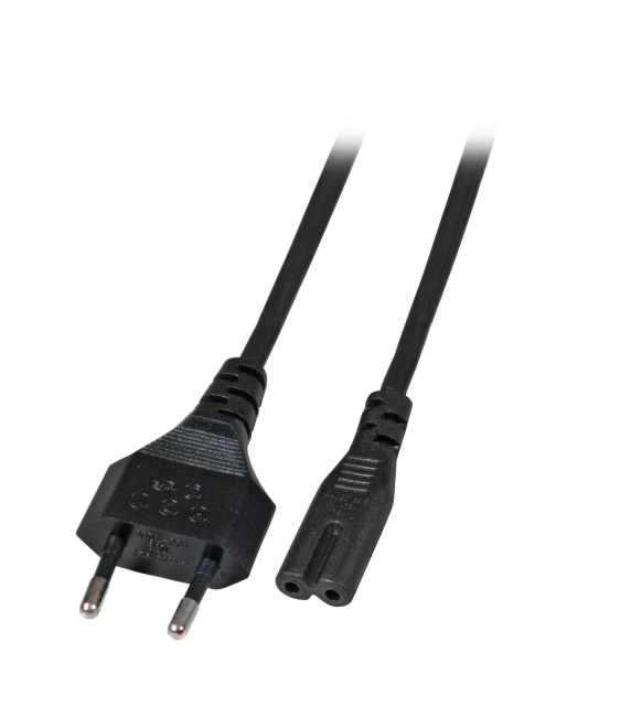 EFB Elektronik EK502.2V2 cable de transmisi�n Negro 2 m Enchufe tipo F C7 acoplador