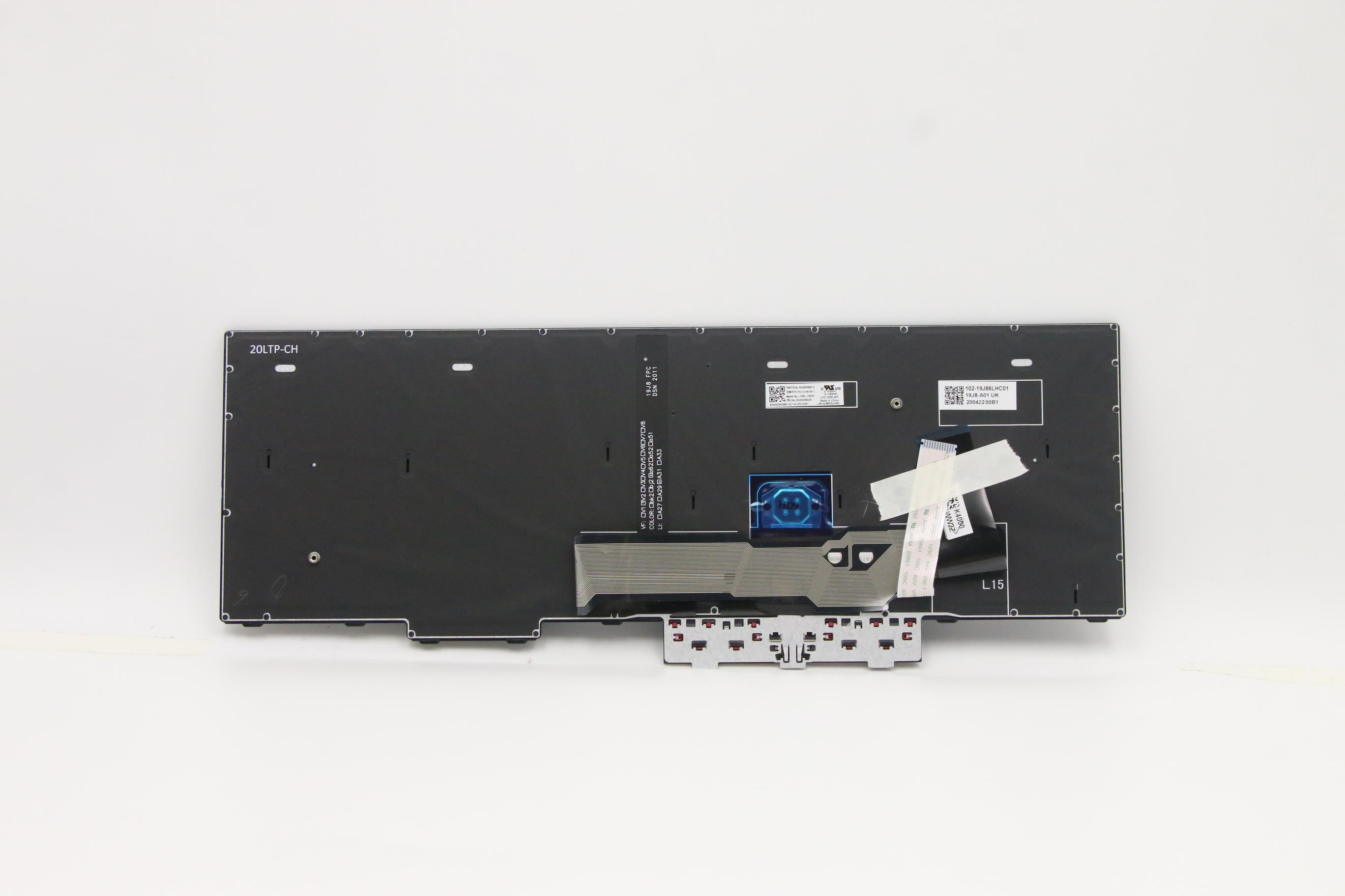 Lenovo Chicony - Ersatztastatur Notebook - hinterleuchtet