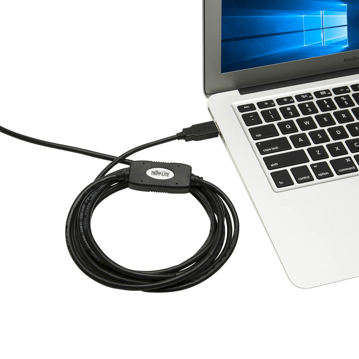 Tripp USB Type-A to RJ45 Rollover Console Cable, M/M, Black - 10 ft. - Kabel seriell - USB (M)