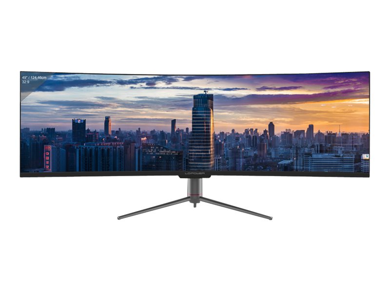 LC-Power LC-M49-DQHD-120-C-Q LED display 124.5 cm (49) 5120 x 1440 pixels UltraWide Quad HD QLED Black