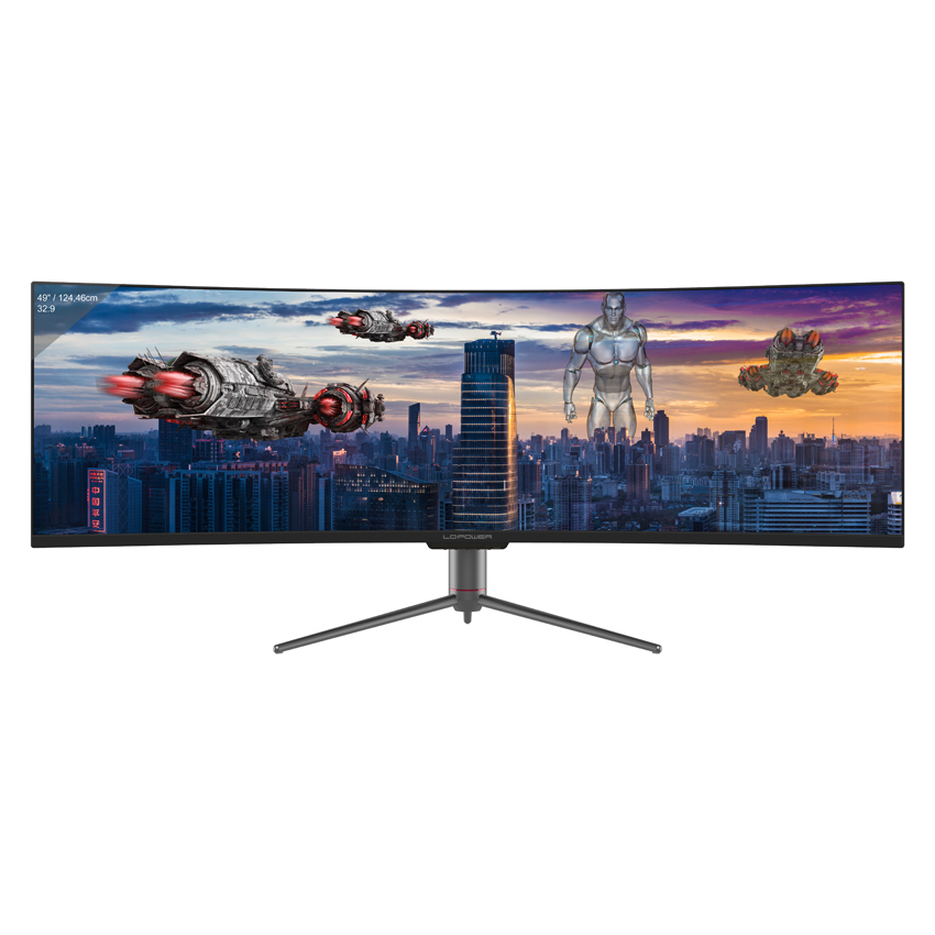 LC-Power QLED-Monitor - gebogen - 124.46 cm (49)