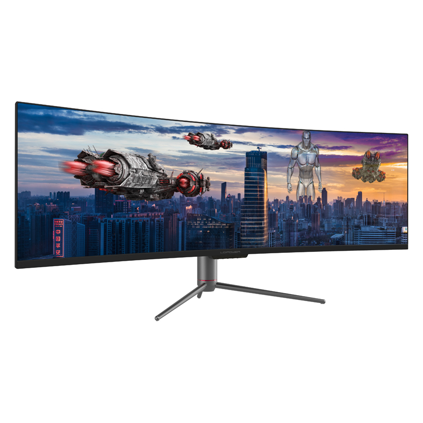 LC-Power QLED-Monitor - gebogen - 124.46 cm (49)