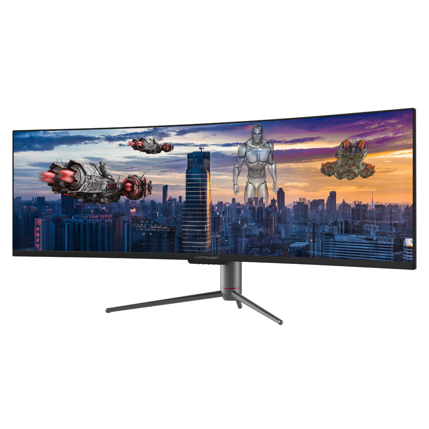 LC-Power QLED-Monitor - gebogen - 124.46 cm (49)