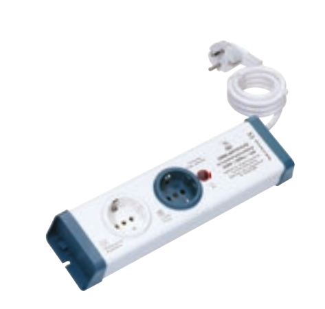 Bachmann 924.164 surge protector Blue, White 2 AC outlet(s) 230 V 1.5 m
