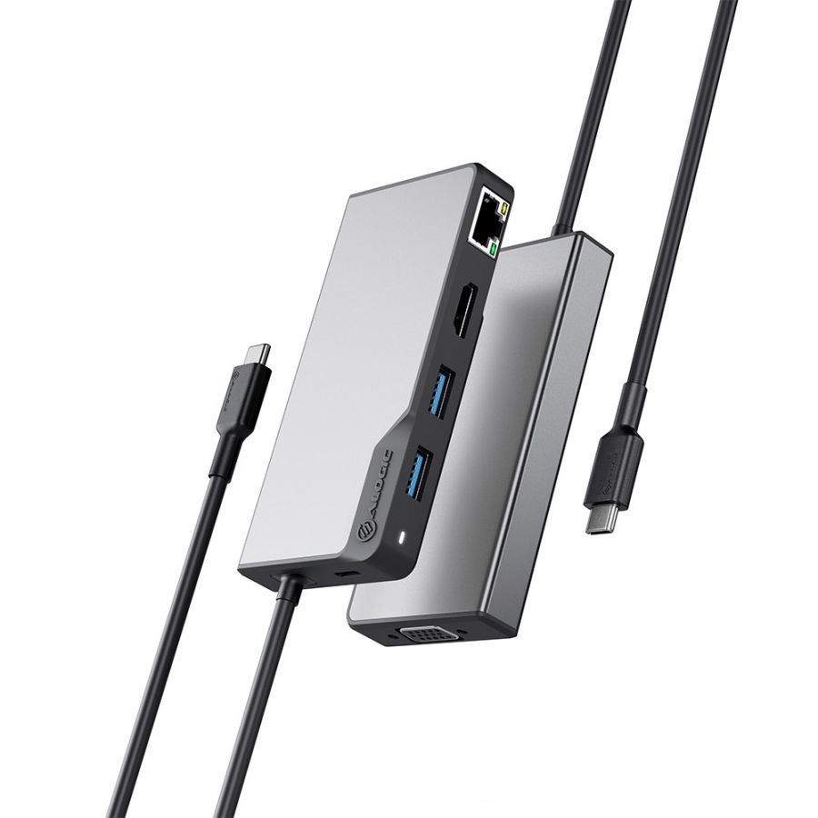 Alogic USB-C Fusion MAX 6-in-1 Hub V2 - Dockingstation