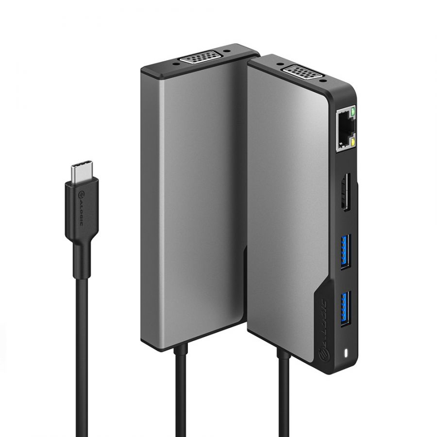 Alogic USB-C Fusion MAX 6-in-1 Hub V2 - Dockingstation