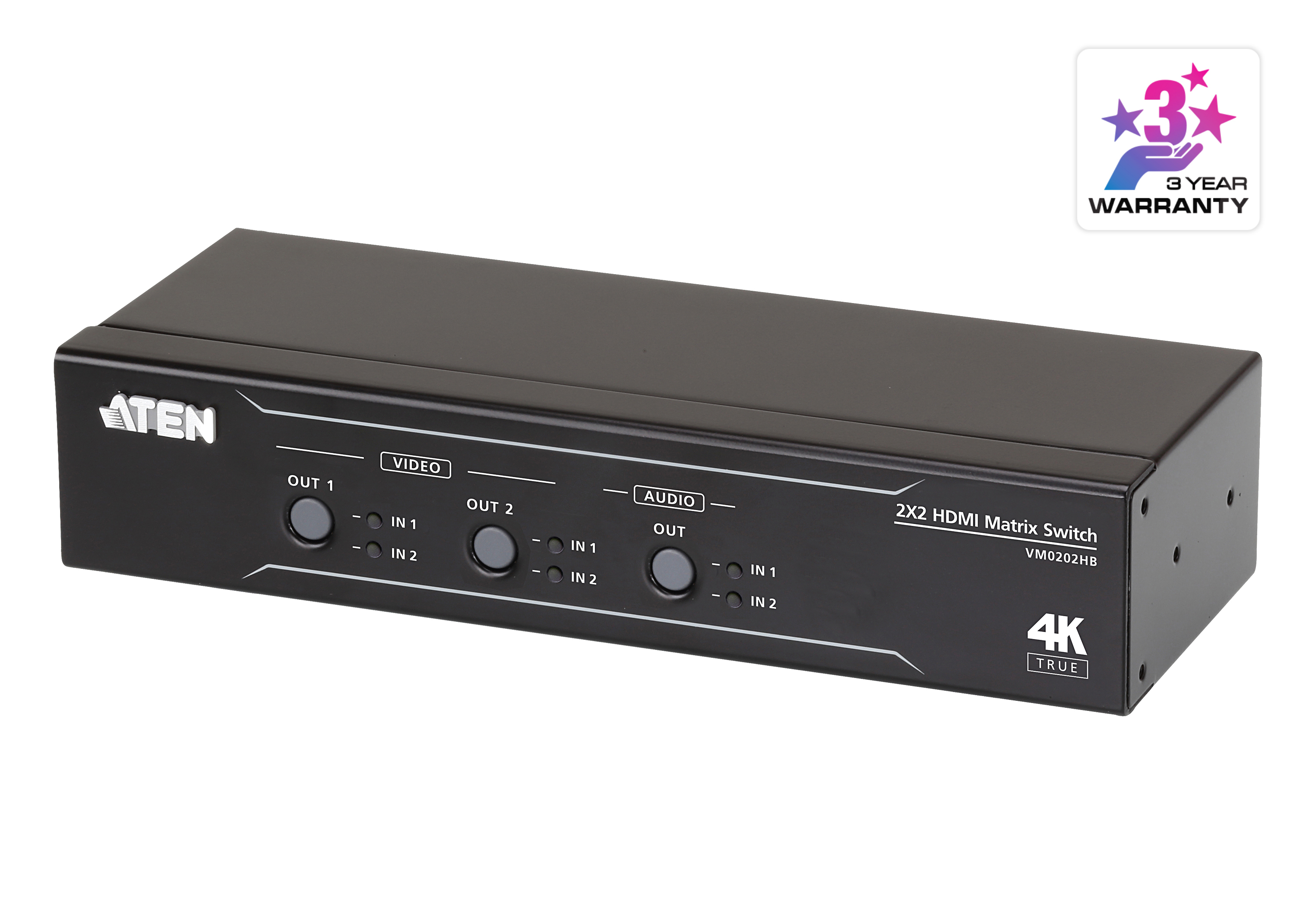 ATEN VM0202HB interruttore a matrice Commutatore a matrice AV