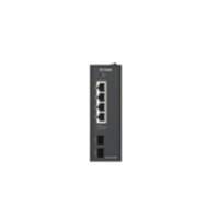 D-Link DIS-100G-06P commutateur r�seau Non-g�r� L2 Gigabit Ethernet (10/100/1000) Connexion Ethernet, supportant lalimentation via ce port (PoE) DIN rail Noir