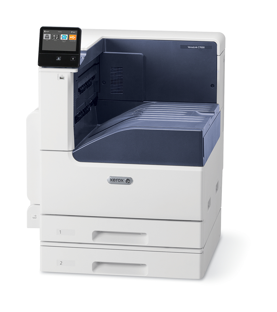Xerox VersaLink Imprimante C7000 A3, 35/35 ppm, Adobe PS3, pilote PCL5e/6, 2 magasins, 620 feuilles au total