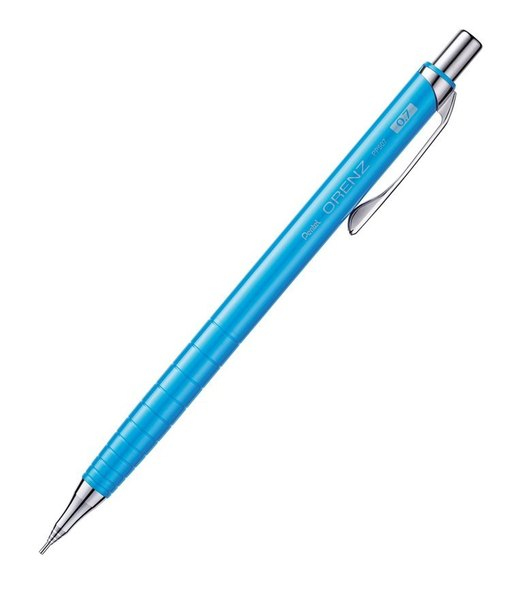 Pentel Openz - Blau - Silber - Metall - Kunststoff - Grau - 0,7 mm - Rund - Metall