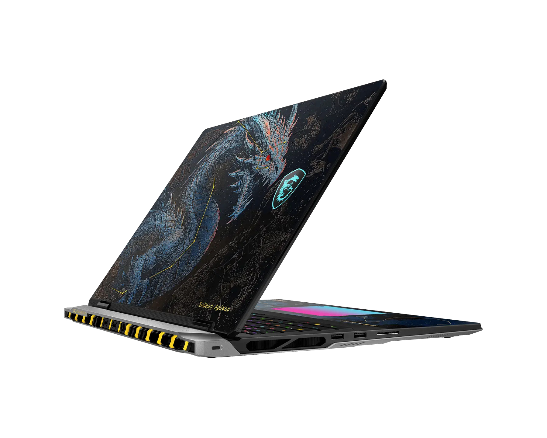 MSI Titan 18 HX A2WJ-1218 - Dragon Edition Draco Epic - Intel Core Ultra 9 290HX Plus / 2.7 GHz - Win 11 Home - GeForce RTX 5090 - 96 GB RAM - 2 TB SSD NVMe + 2 TB M.2 2280 SSD NVM Express (NVMe)