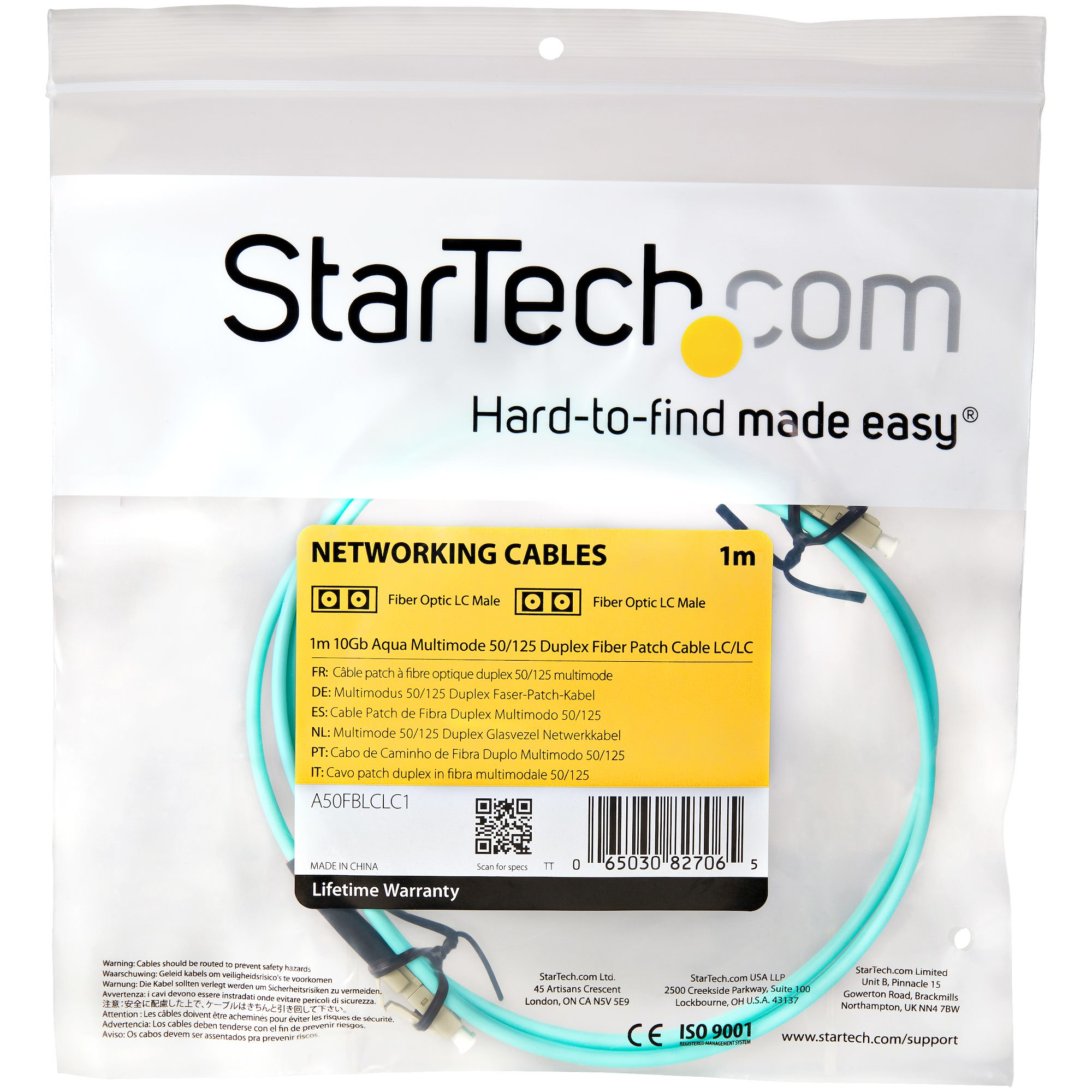 STARTECH.COM - Cavo di rete patch Duplex in fibra ottica