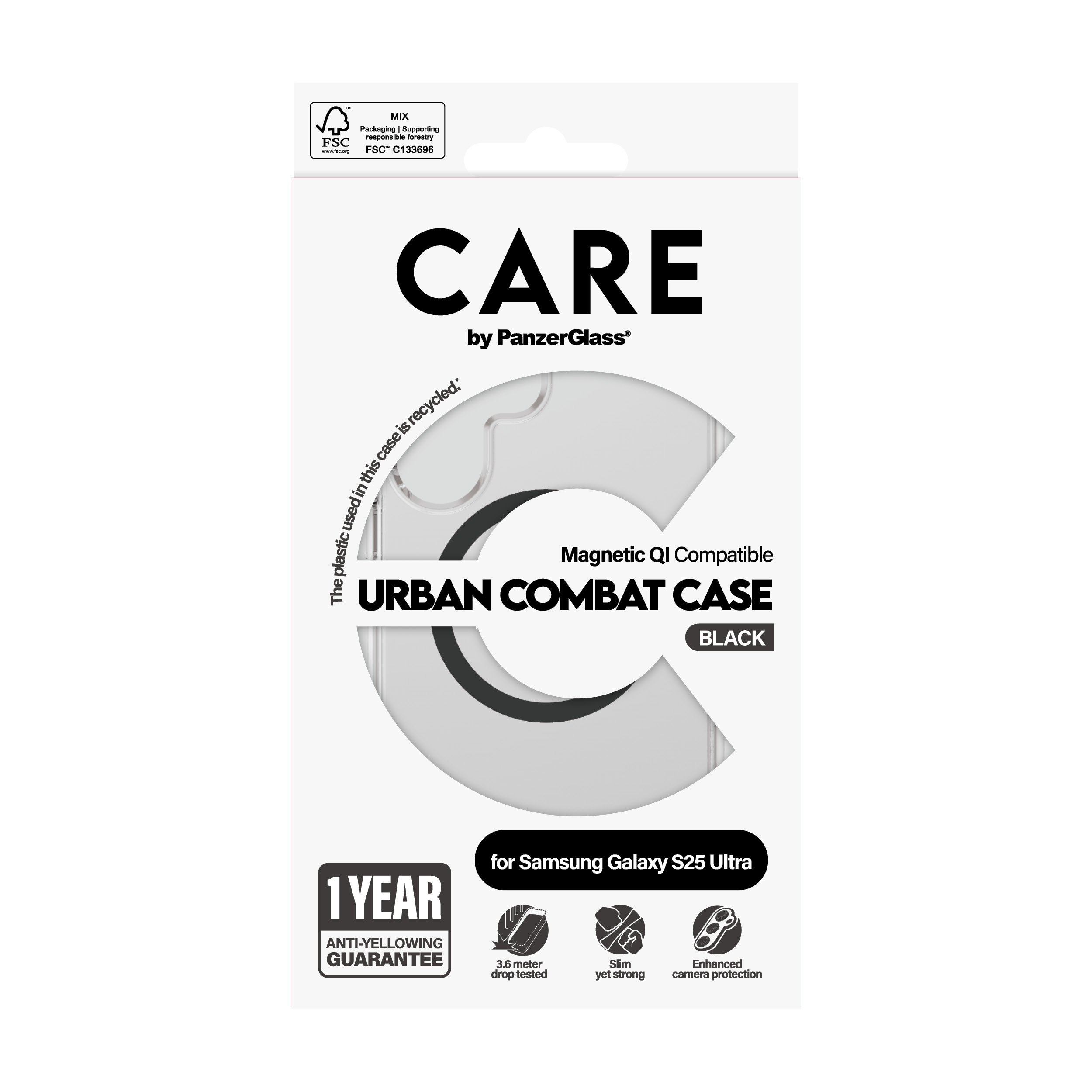 PanzerGlass CRRFUBQG38488 coque de protection pour tlphones portables Housse Transparent