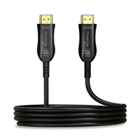 MEDIARANGE HDMI High Speed Ethernet Kabel AOC 18Gibt/s 15m - Kabel - Digital/Display/Video
