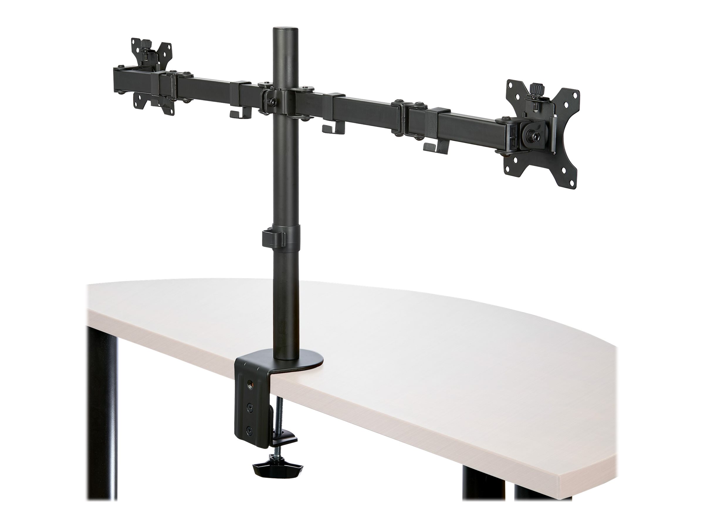 Desk Mount Dual Monitor Arm - 32in VESA - Monitor Mounts, Display Mounts  and Ergonomics