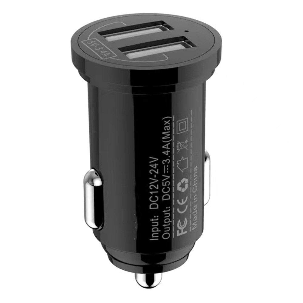 Techly IUSB2-CAR5-A48 cargador de dispositivo mvil Universal Negro Encendedor de cigarrillos Auto