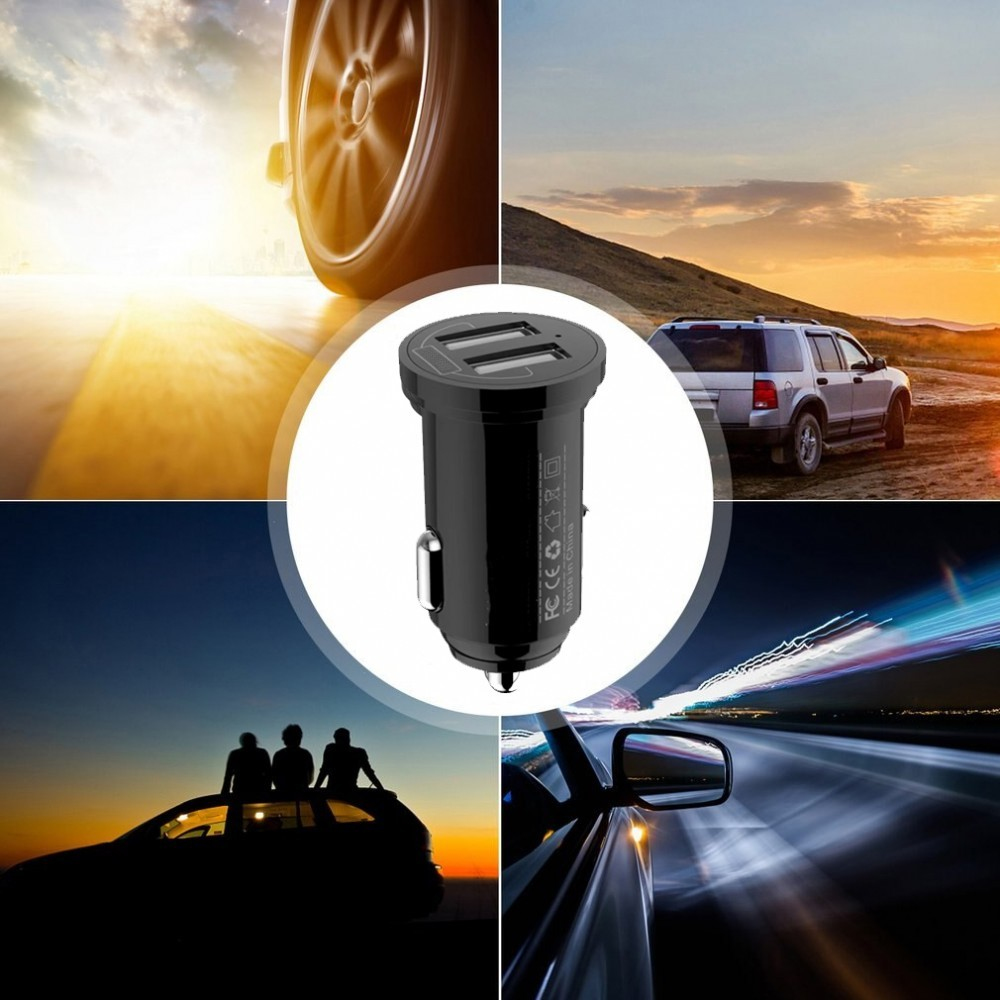 Techly IUSB2-CAR5-A48 cargador de dispositivo mvil Universal Negro Encendedor de cigarrillos Auto