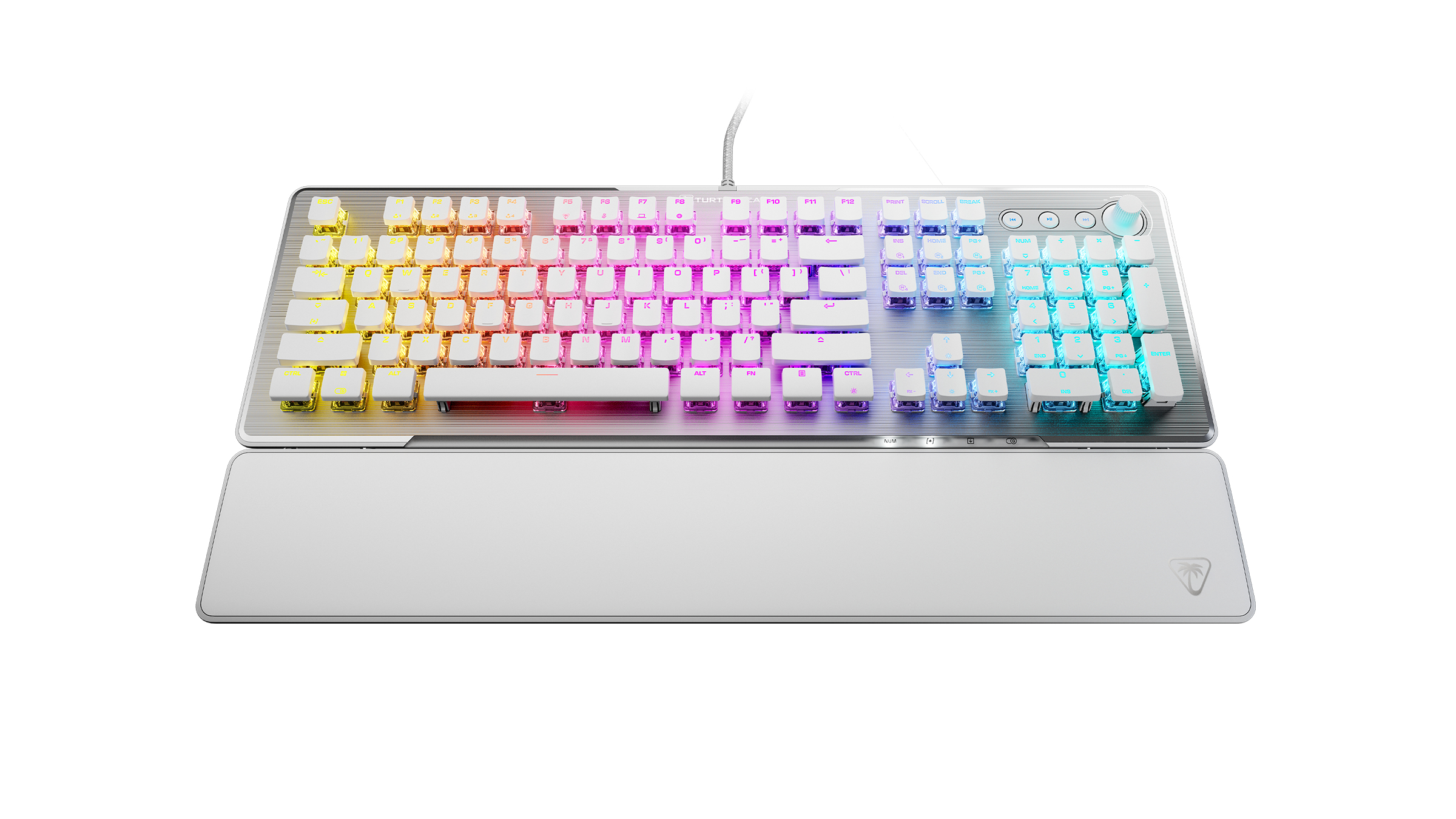 Turtle Beach Vulcan II Linear Gaming-Tastatur Wei� - Tastatur