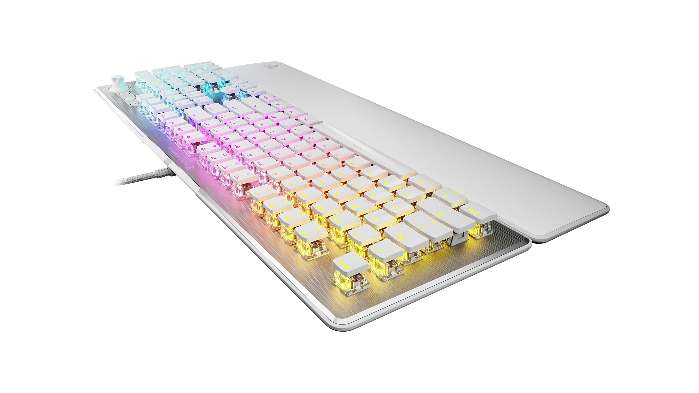 Turtle Beach Vulcan II Linear Gaming-Tastatur Wei� - Tastatur