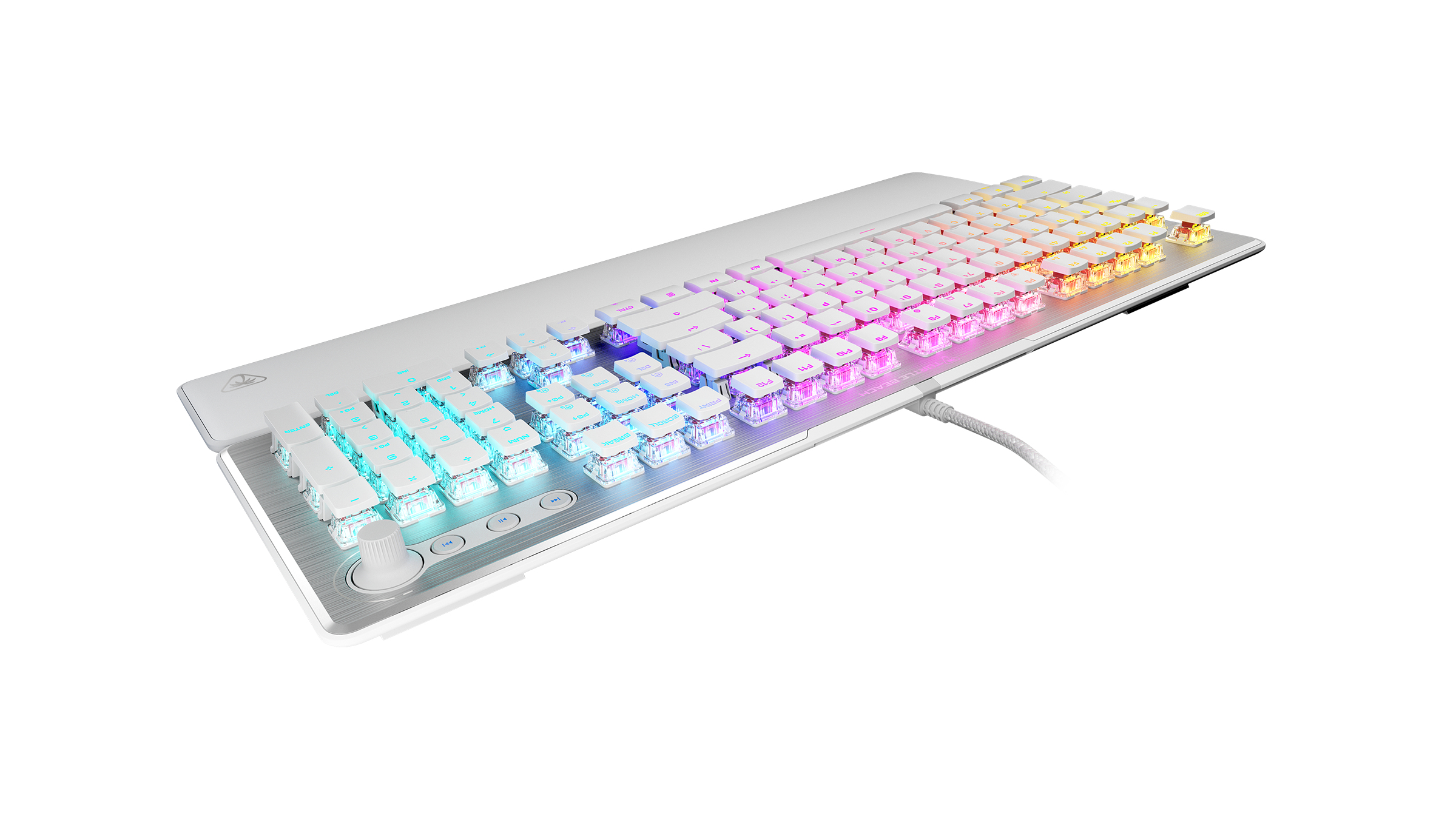 Turtle Beach Vulcan II Linear Gaming-Tastatur Wei� - Tastatur