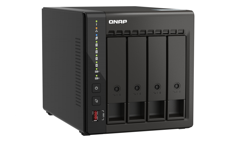 QNAP TS-453E-8G NAS Torre Ethernet Negro J6412