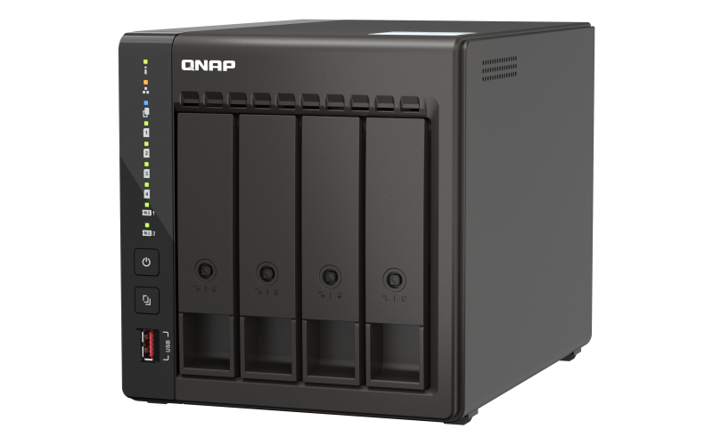 QNAP TS-453E-8G NAS Torre Ethernet Negro J6412