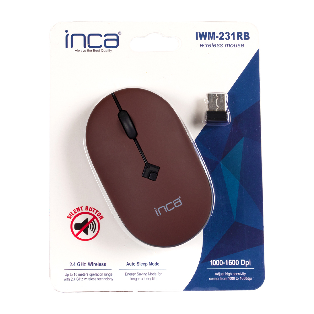 INCA Wrls Maus - Maus - 1.600 dpi