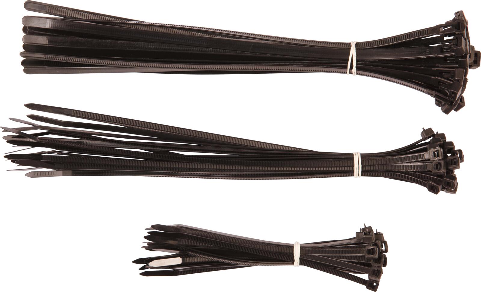 3rd Party 75 Clips und Binder im Kabelbinder-Set schwarz