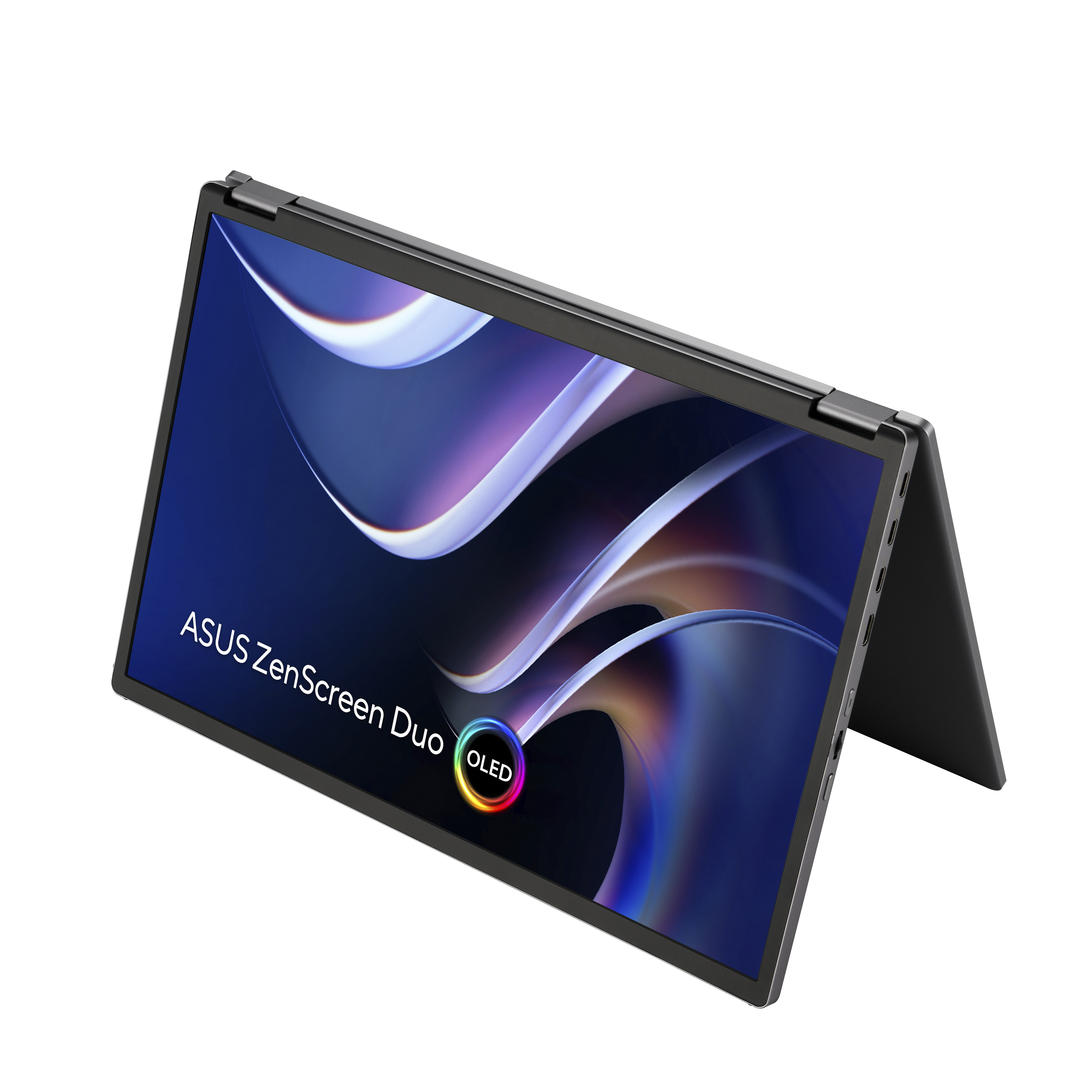ASUS ZenScreen Duo OLED MQ149CD computer monitor 35.6 cm (14) 1920 x 1200 pixels WUXGA Silver